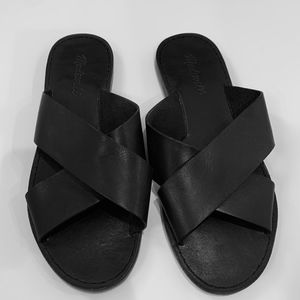Madewell black sandals size 7.5